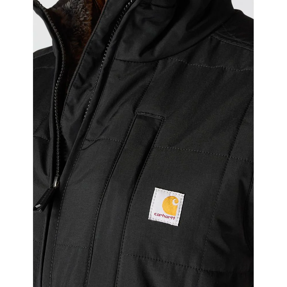 Carhartt Women's Rain Defender Relaxed Fit Lightweight Insulated Mock Neck Vest, Black, Medium, 107100 - Image 4