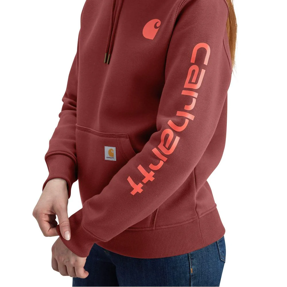 Carhartt Relaxed Fit Midweight Logo Sleeve Graphic Sweatshirt - Barnwood - 2X - Image 2