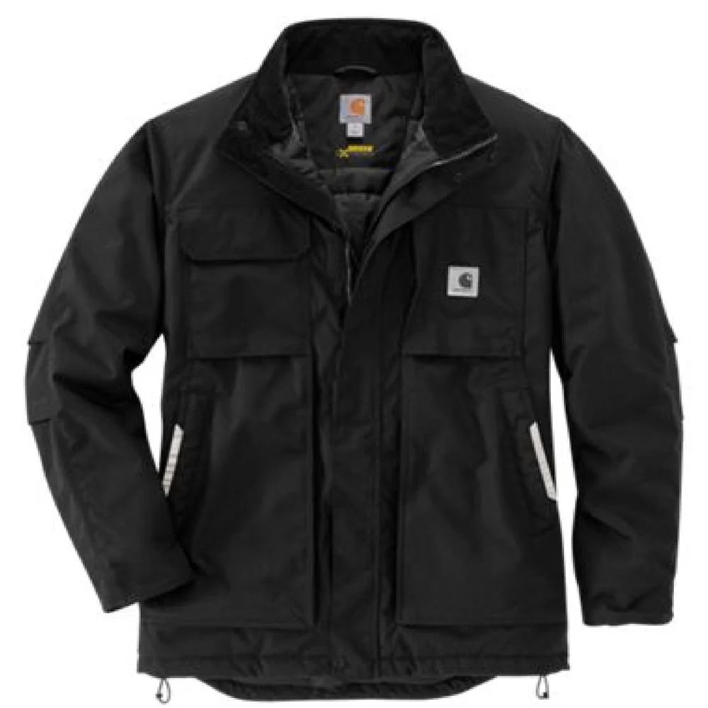 Carhartt Yukon Extremes Loose Fit Insulated Coat for Men - Black - L - Image 3