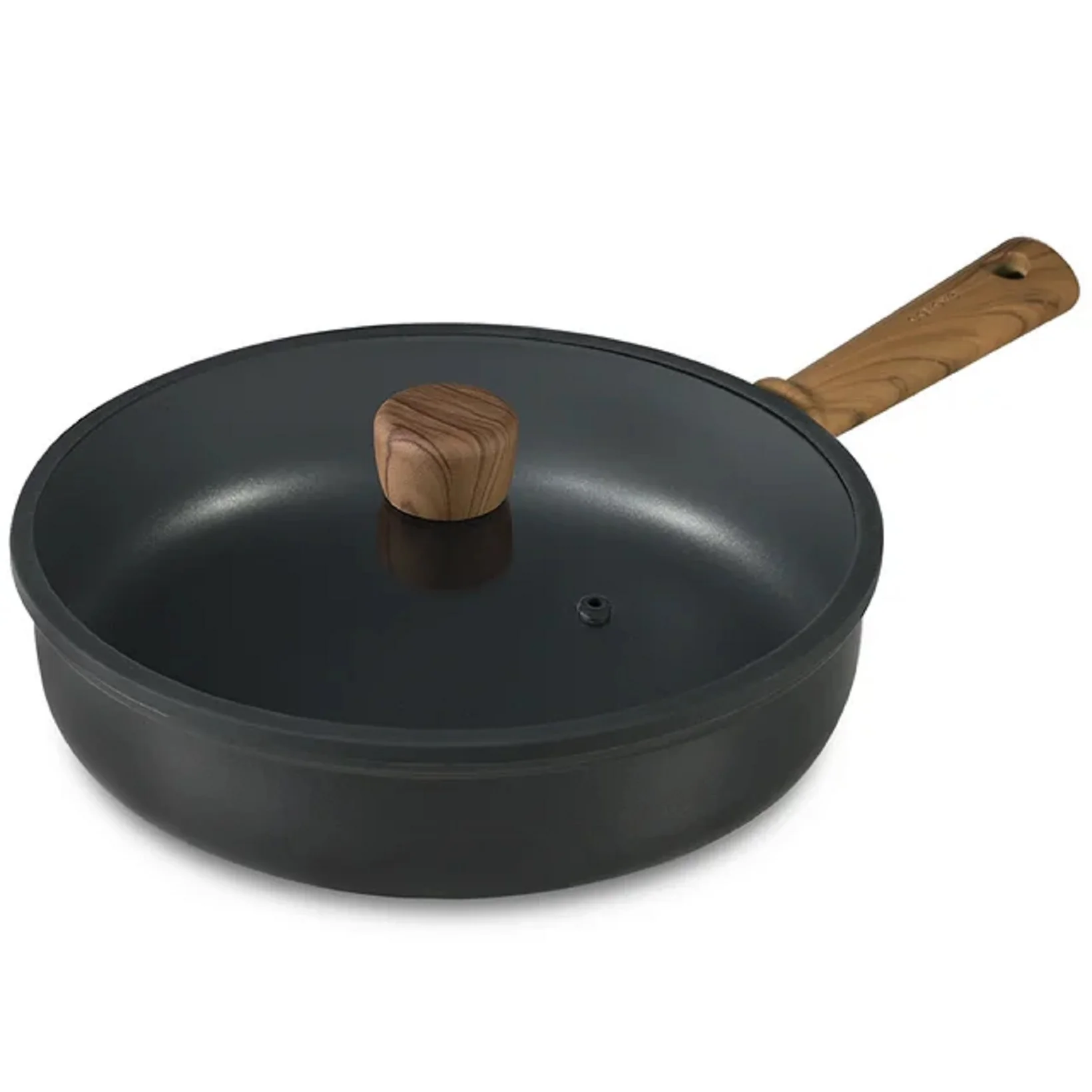 Carote Titanium Nonstick Saute Pan with Lid, 11" Non-Stick Jumbo Cooker Compatible with All - Image 3