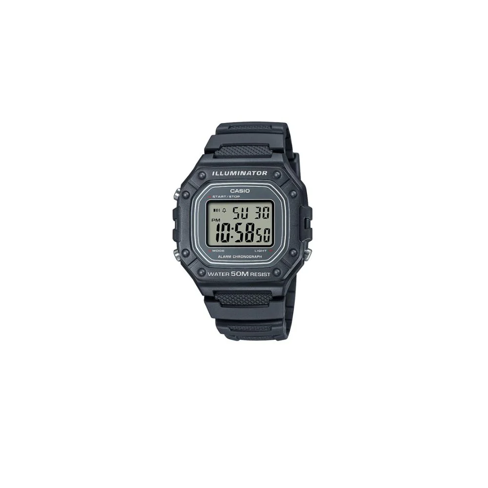 Casio W218H 8AVKC Chronograph Watch, Alarm, Illuminator - Image 2