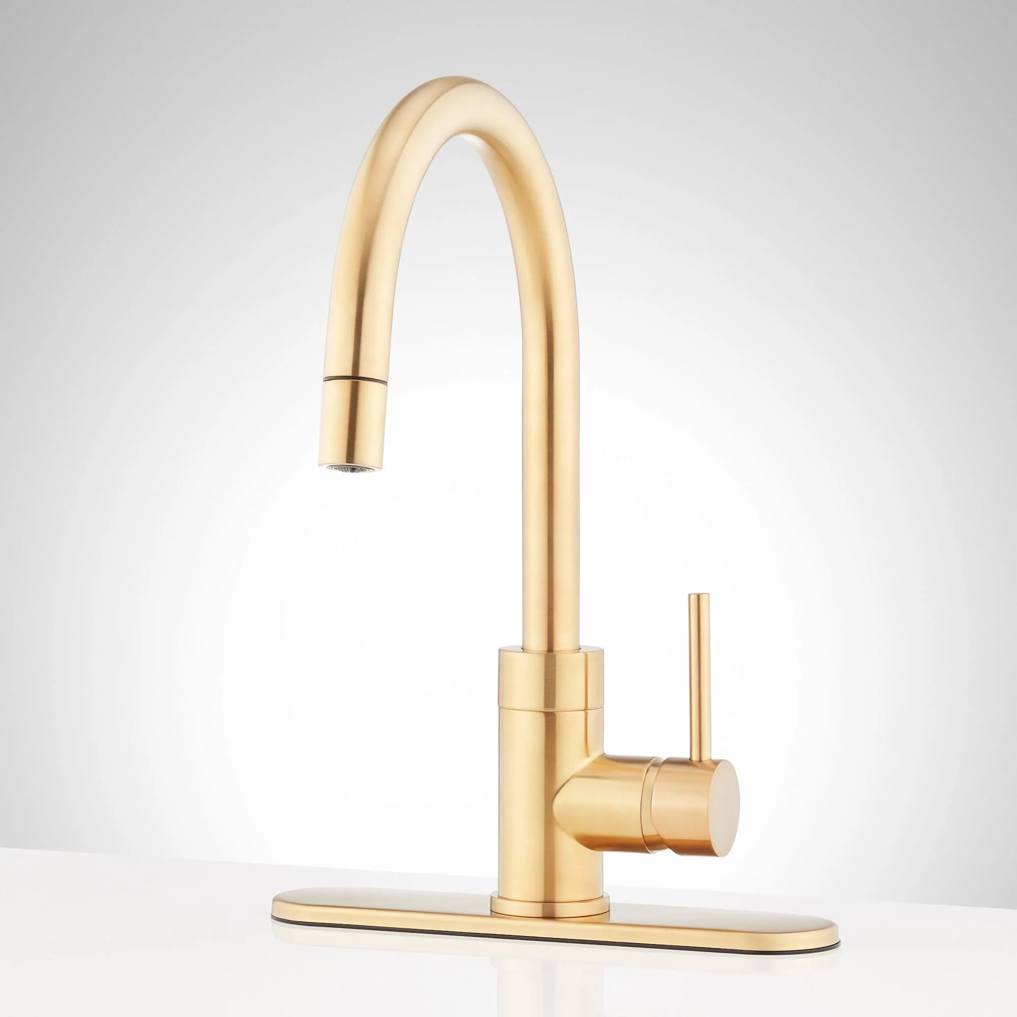 Signature Hardware Ravenel Matte Black Pull Down Bar Sink Faucet, Single Hole Deck Mounted, 1.75 GPM, Single Lever Handle, Includes Escutcheon SHXCRA137MB - Image 3