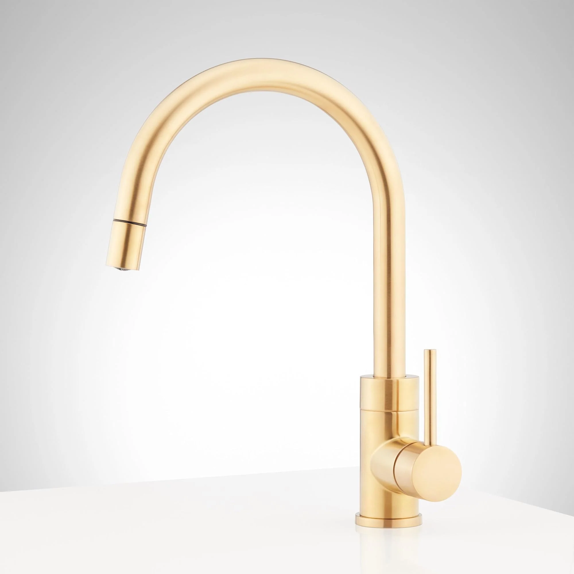 Signature Hardware Ravenel Matte Black Pull Down Bar Sink Faucet, Single Hole Deck Mounted, 1.75 GPM, Single Lever Handle, Includes Escutcheon SHXCRA137MB - Image 5