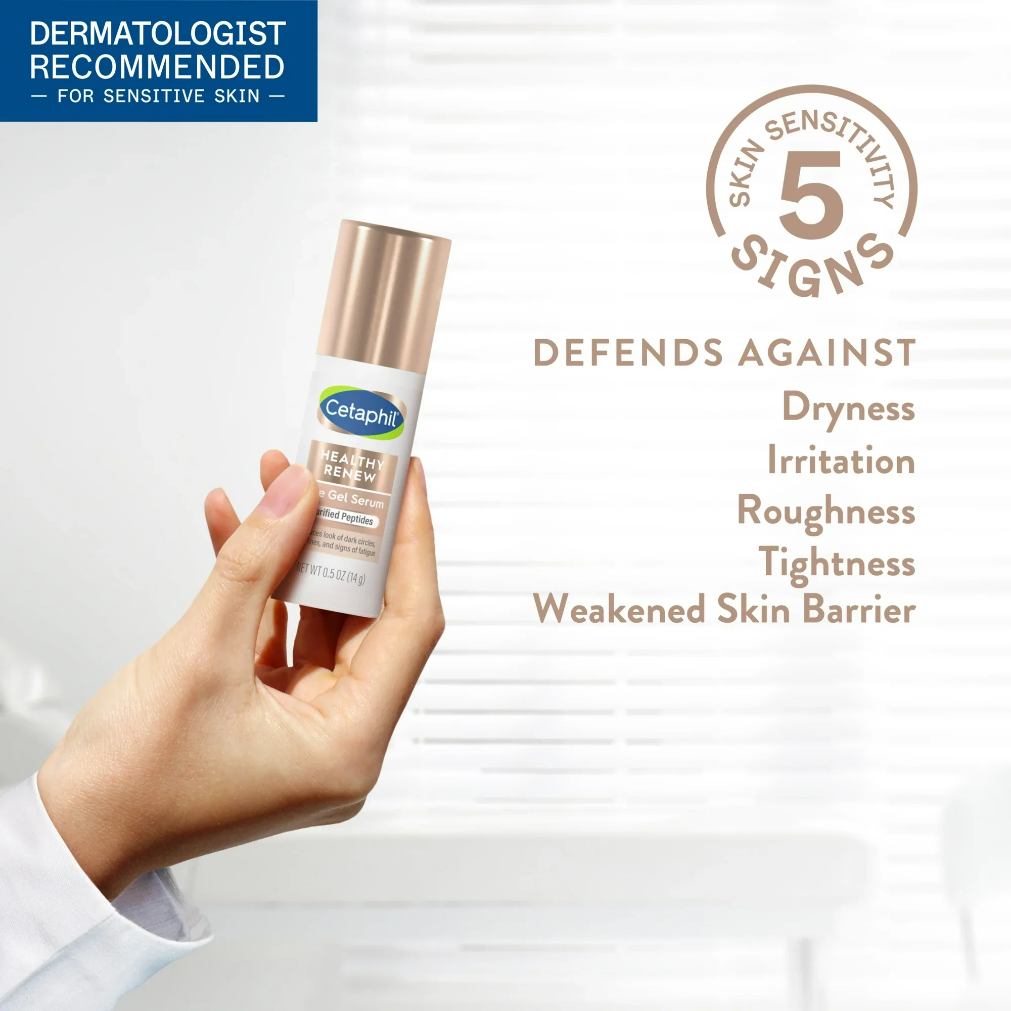 Cetaphil 0299.026002 Healthy Renew Eye Gel Serum, Anti-Aging Retinol Alternative for Sensitive Skin, 0.5 oz - Image 3