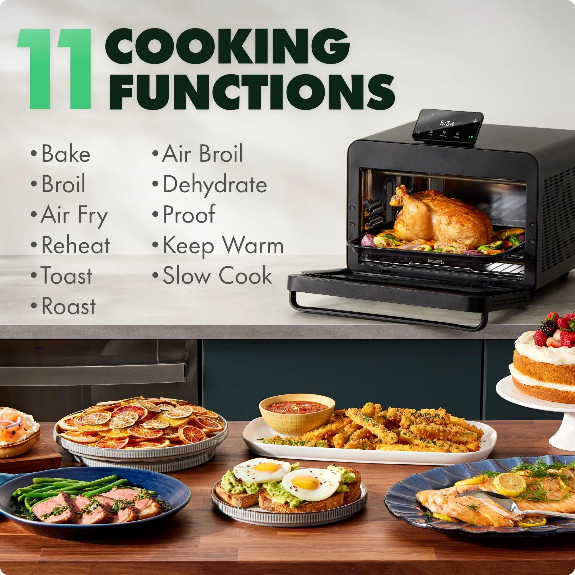 Chefman CQ50-WM smart toaster oven air fyer - Image 2