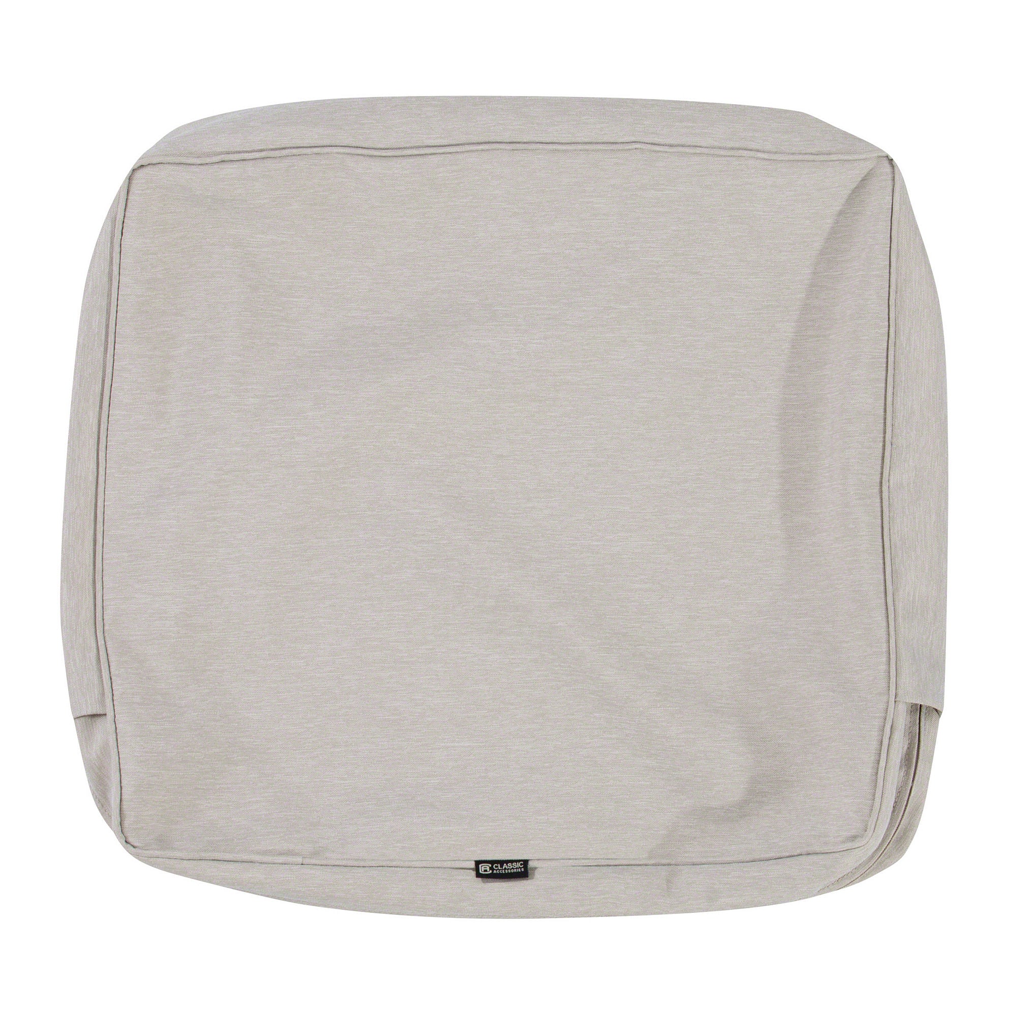 Classic Accessories Patio Cushion Cover - HEATHER GREY ONE SIZE