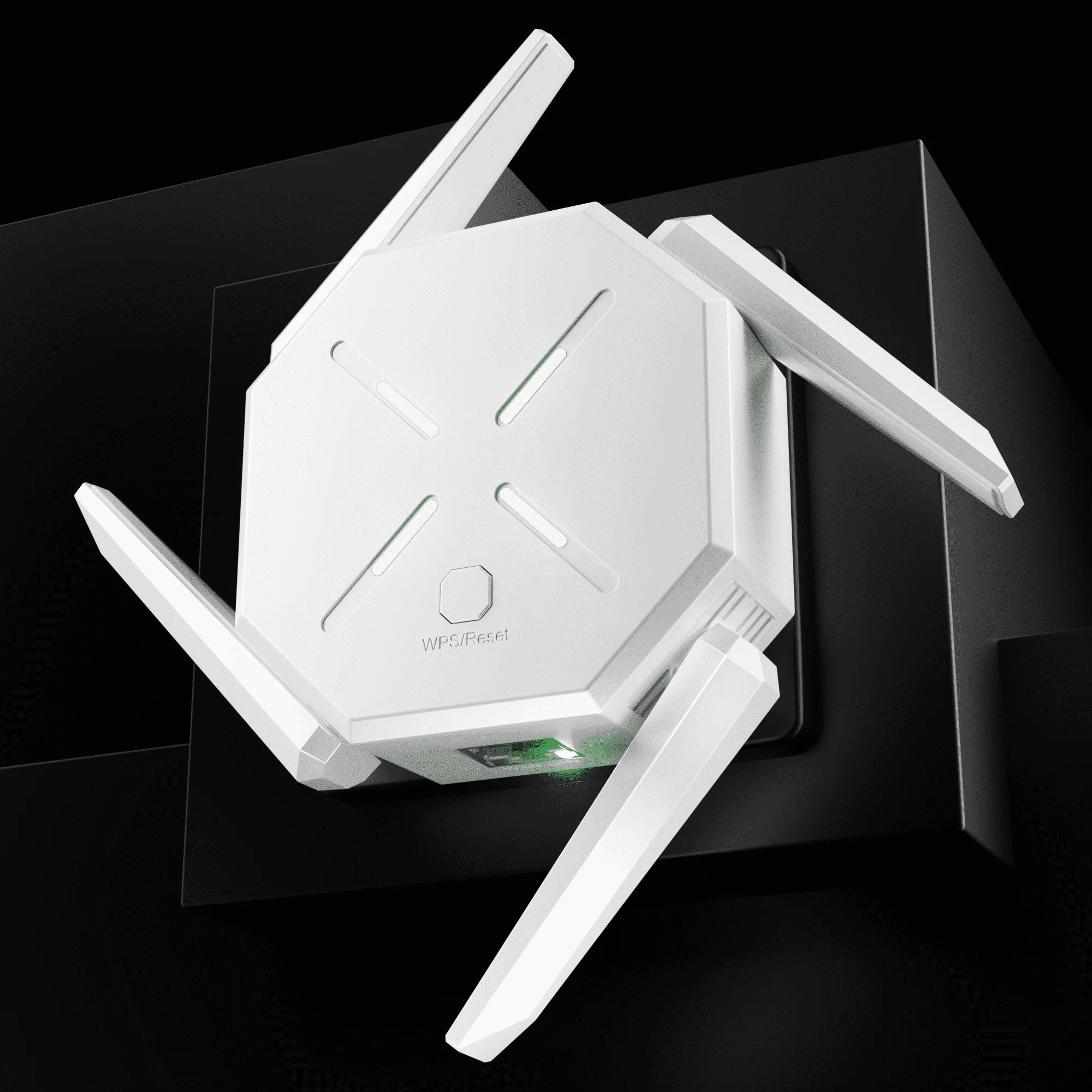 CLKI kue-FR5 2024 WiFi Extender, White