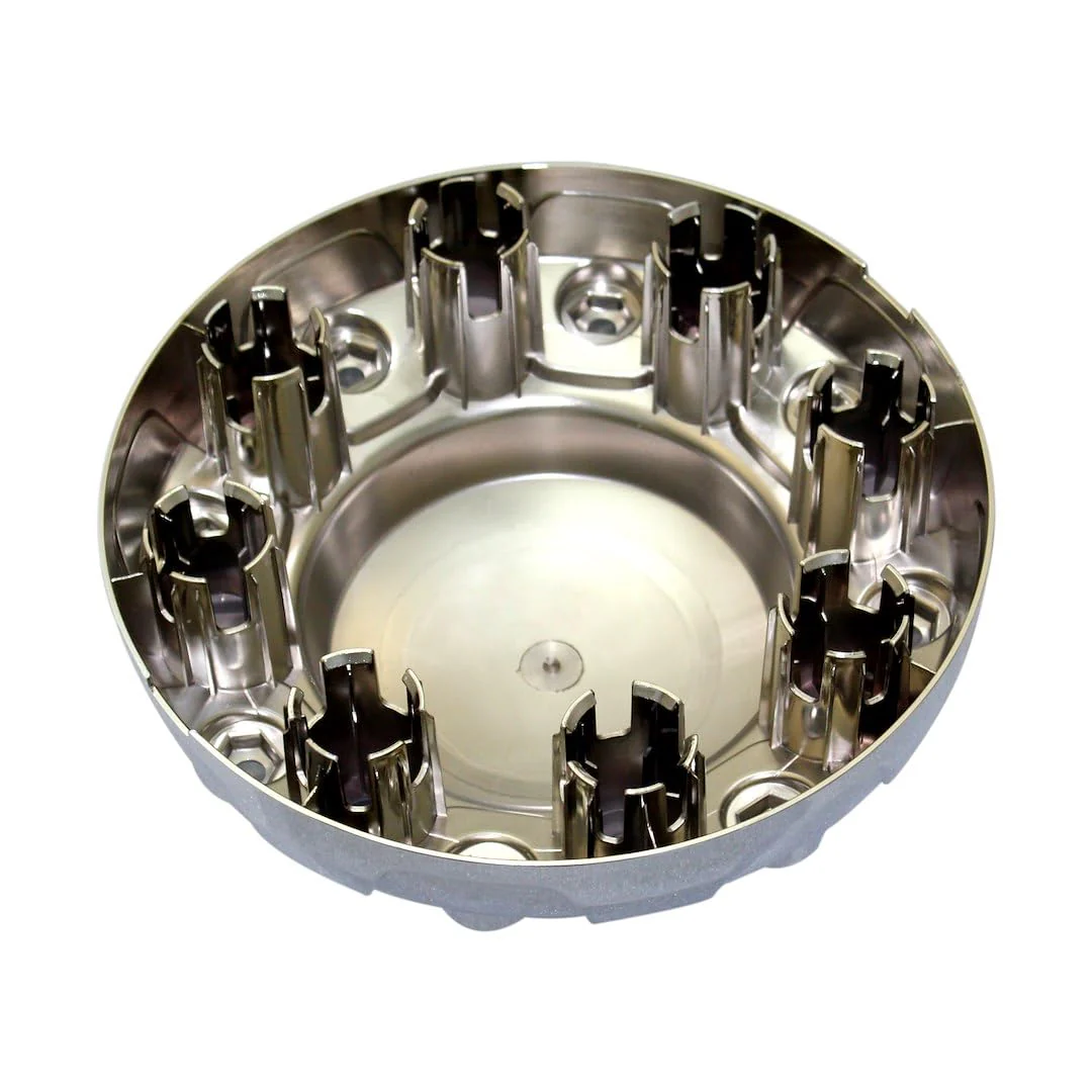 Coast To Coast Chrome Plated Silver Wheel Center Caps, Set of 2, Fits 2019-2021 Ram 3500, ABS Plastic, UV Protected