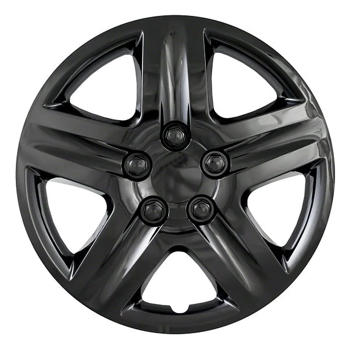 Coast To Coast IWC43118BLK 5 Spoke Gloss Painted 18" Wheel Cover, Black, 4Pcs
