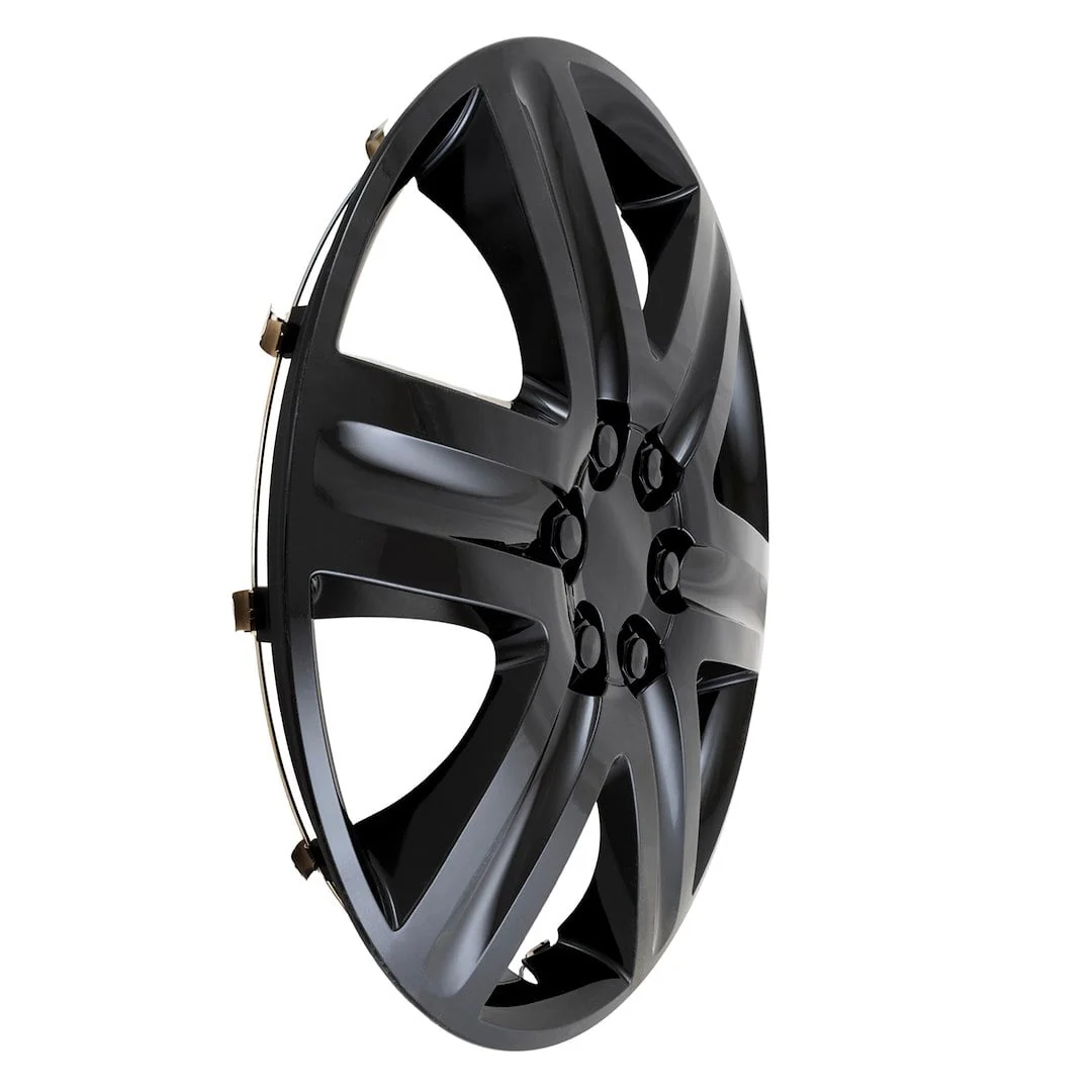 Coast To Coast IWC43118BLK 5 Spoke Gloss Painted 18" Wheel Cover, Black, 4Pcs - Image 2