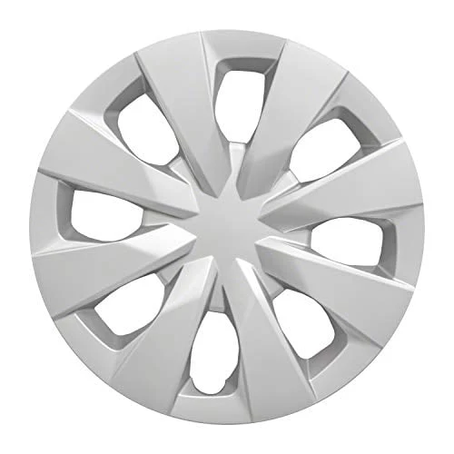 Coast To Coast IWC52715S Wheel Cover 15 Inch Silver Replacement Part, Silver, Set Of 4