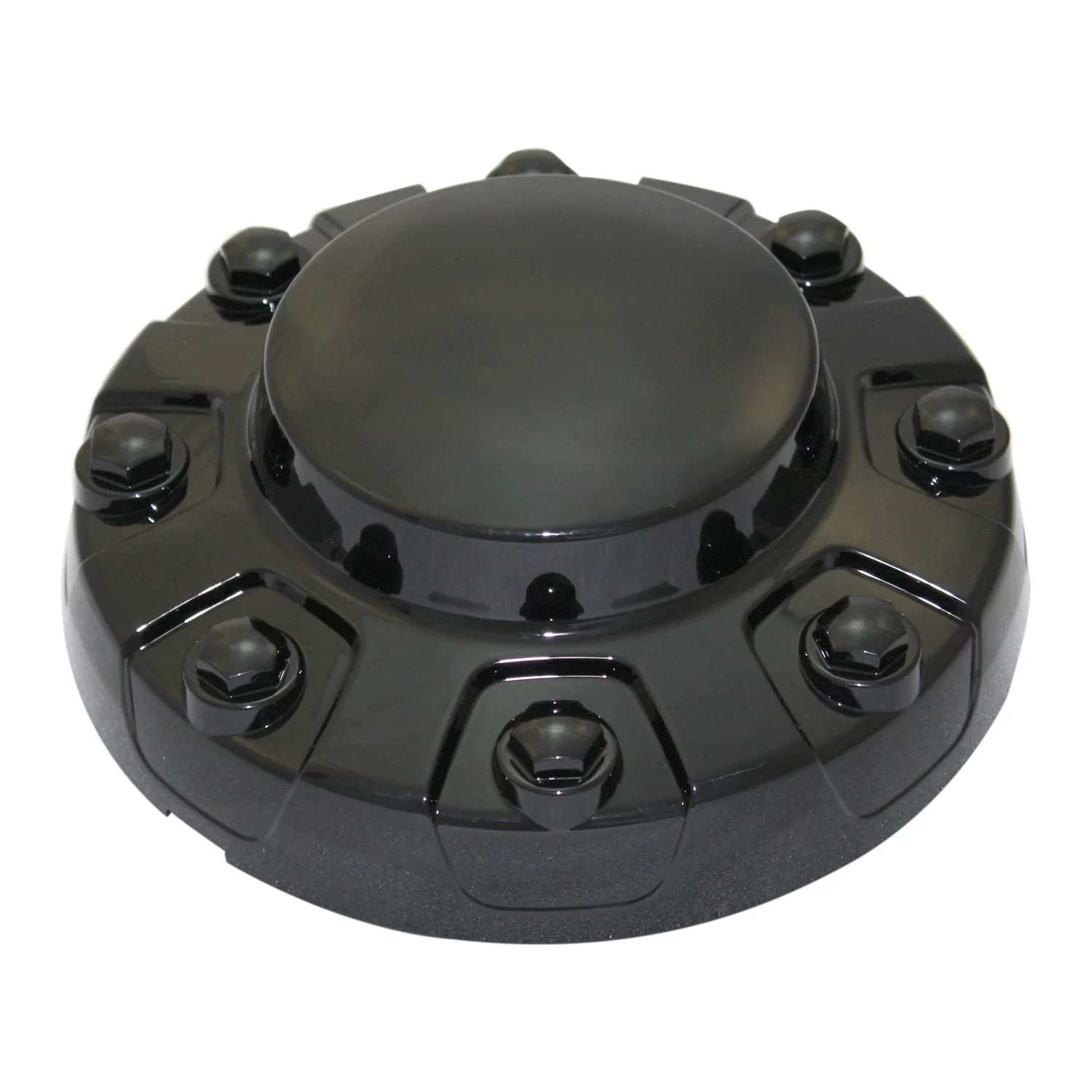 Coast To Coast Wheel Center Cap Pair, Gloss Black, Fits 2019-2021 Ram 3500, ABS Plastic, Bolt-On Installation - Image 4