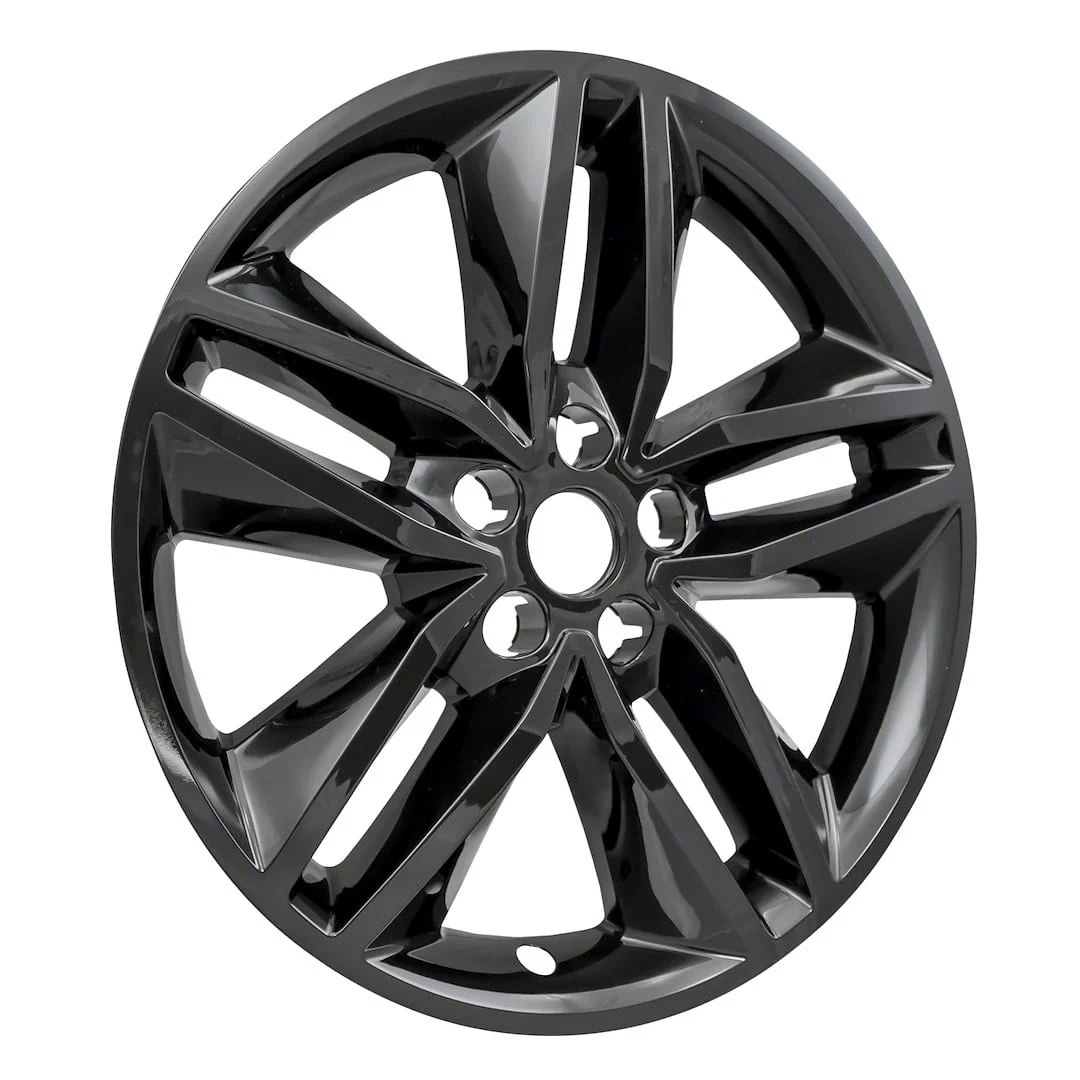 Coast2Coast Int. IMP385BLK International Impostor 18 in. Black Gloss 5 Double Spoke Snap-On Wheel Cover Set of 4 - Image 2