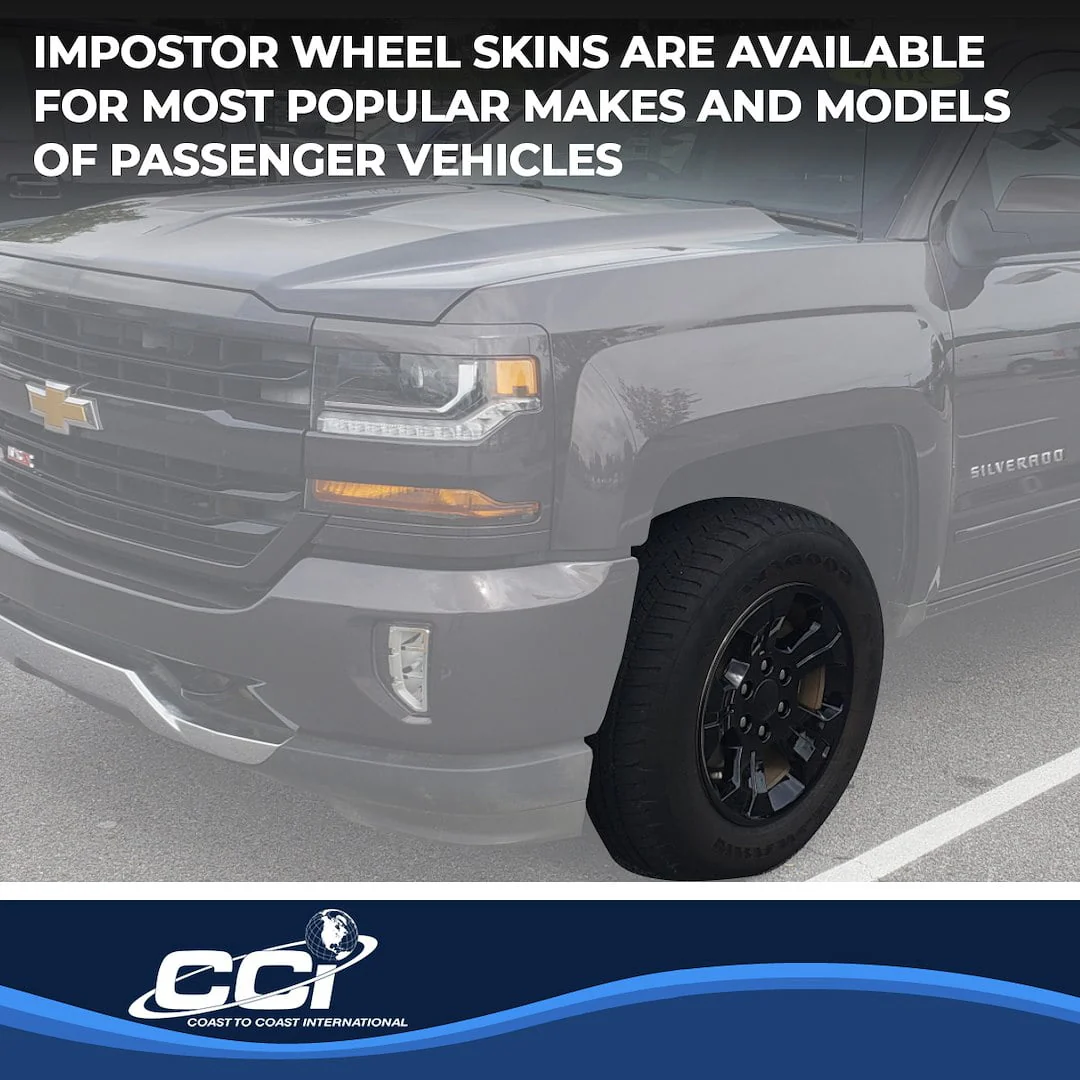 Coast2Coast IWCIMP392BLK Impostor 18 Inch 5 Spoke Gloss Black Wheel Skins Set of 4 - Image 6