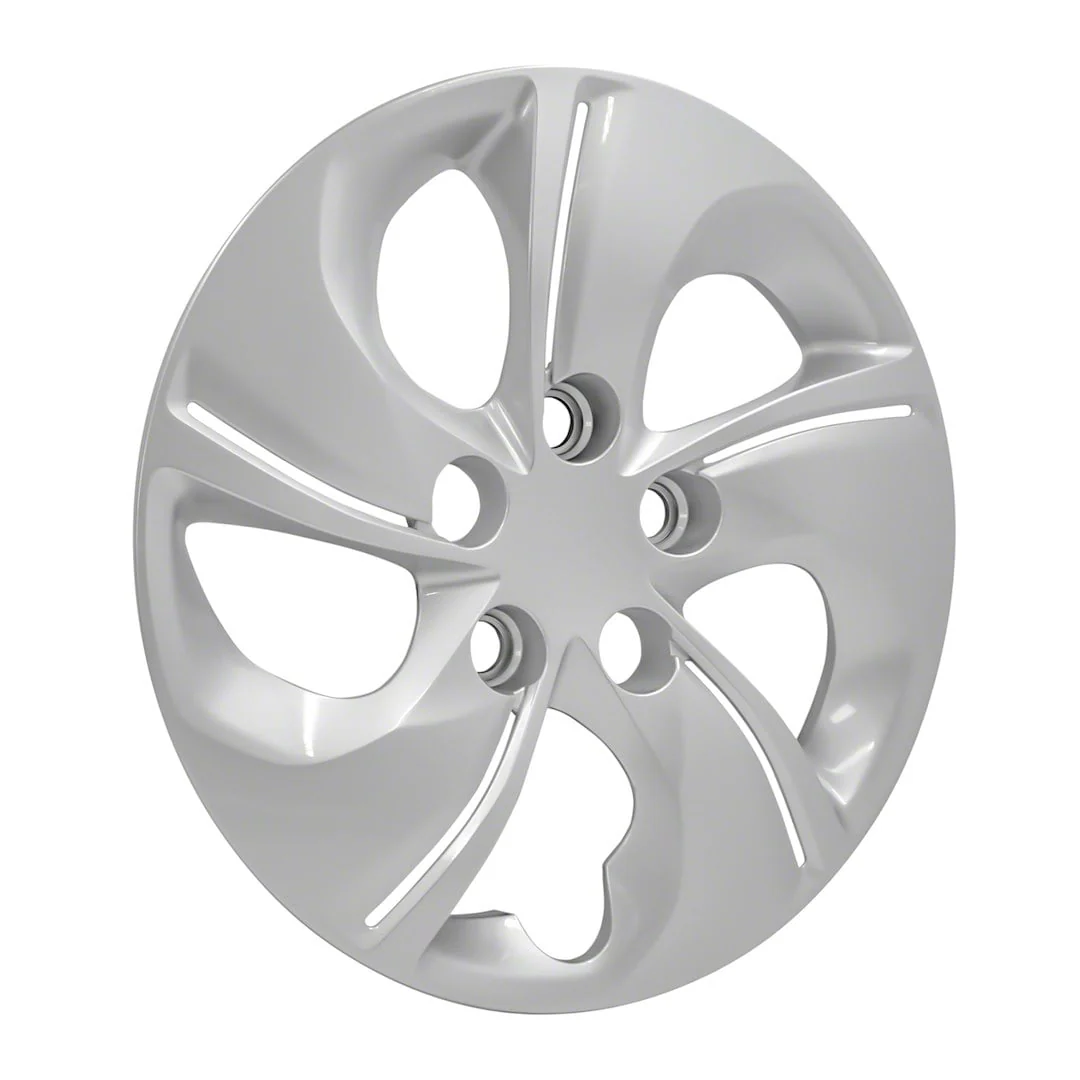 Coast2Coast Wheel Cover Set, 15 Inch, 5 Twisted Spoke, Silver, Pack of 4, IWC51015S - Image 2