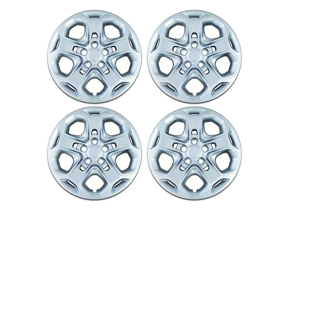 CoasttoCoast 17 Inch Silver 5-Spoke Wheel Covers Set of 4 for 2010-2012 Ford Fusion