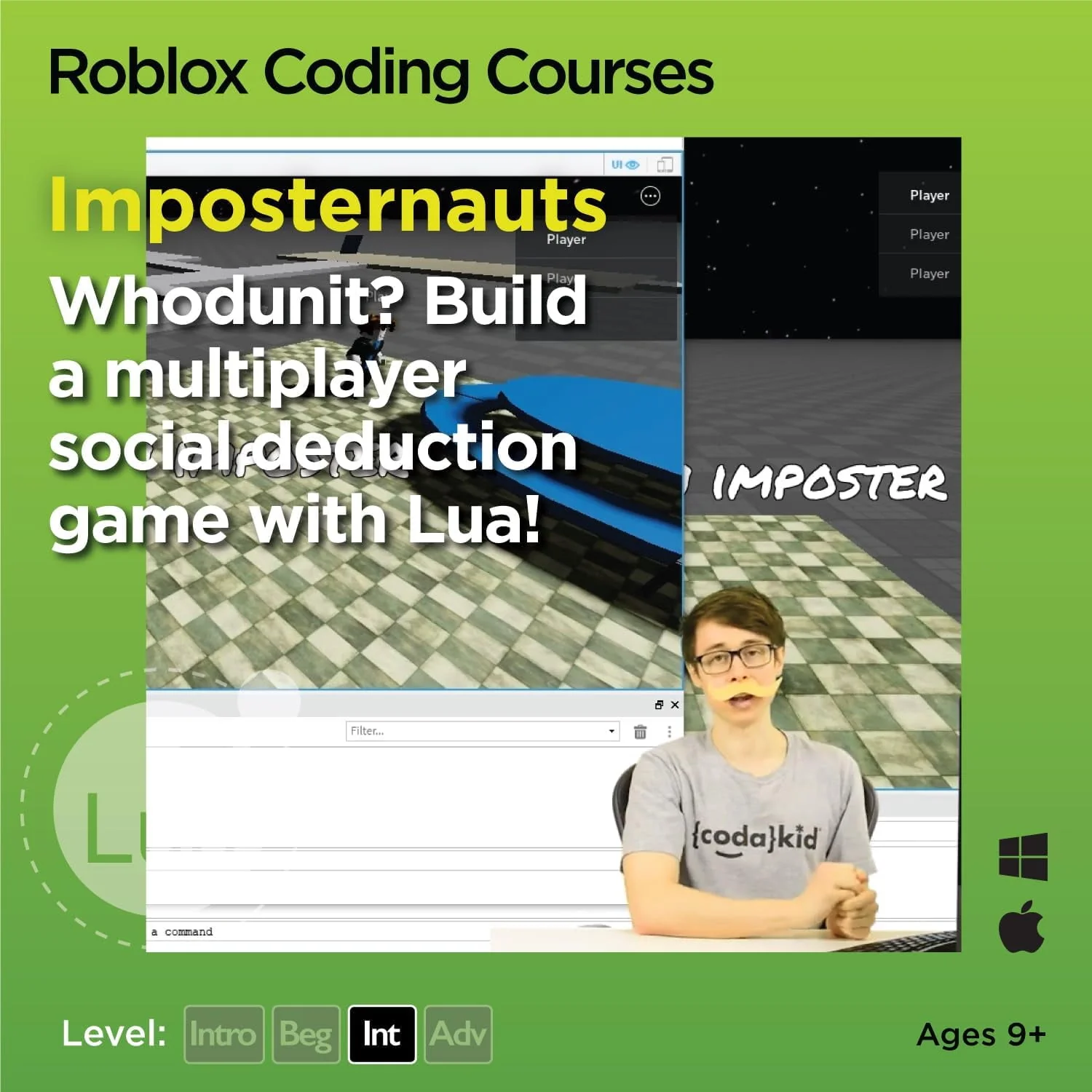 CodaKid 3D Game Programming with Roblox, Lua Coding Course for Kids Ages 9+, Online Mentoring Assistance - Image 6
