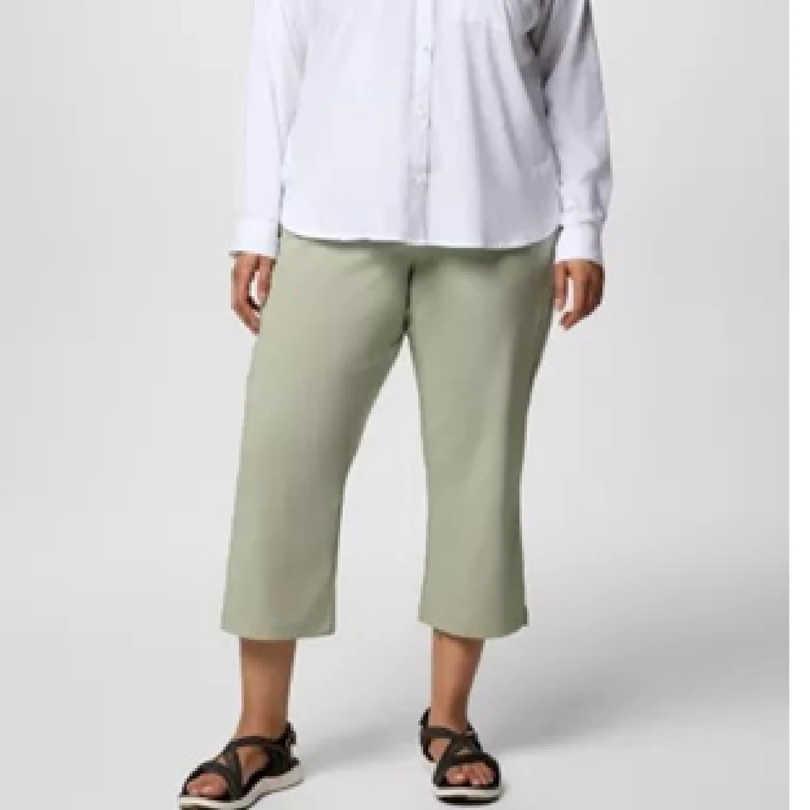 Columbia All Seasons Capri Pants for Ladies - Safari - 3X