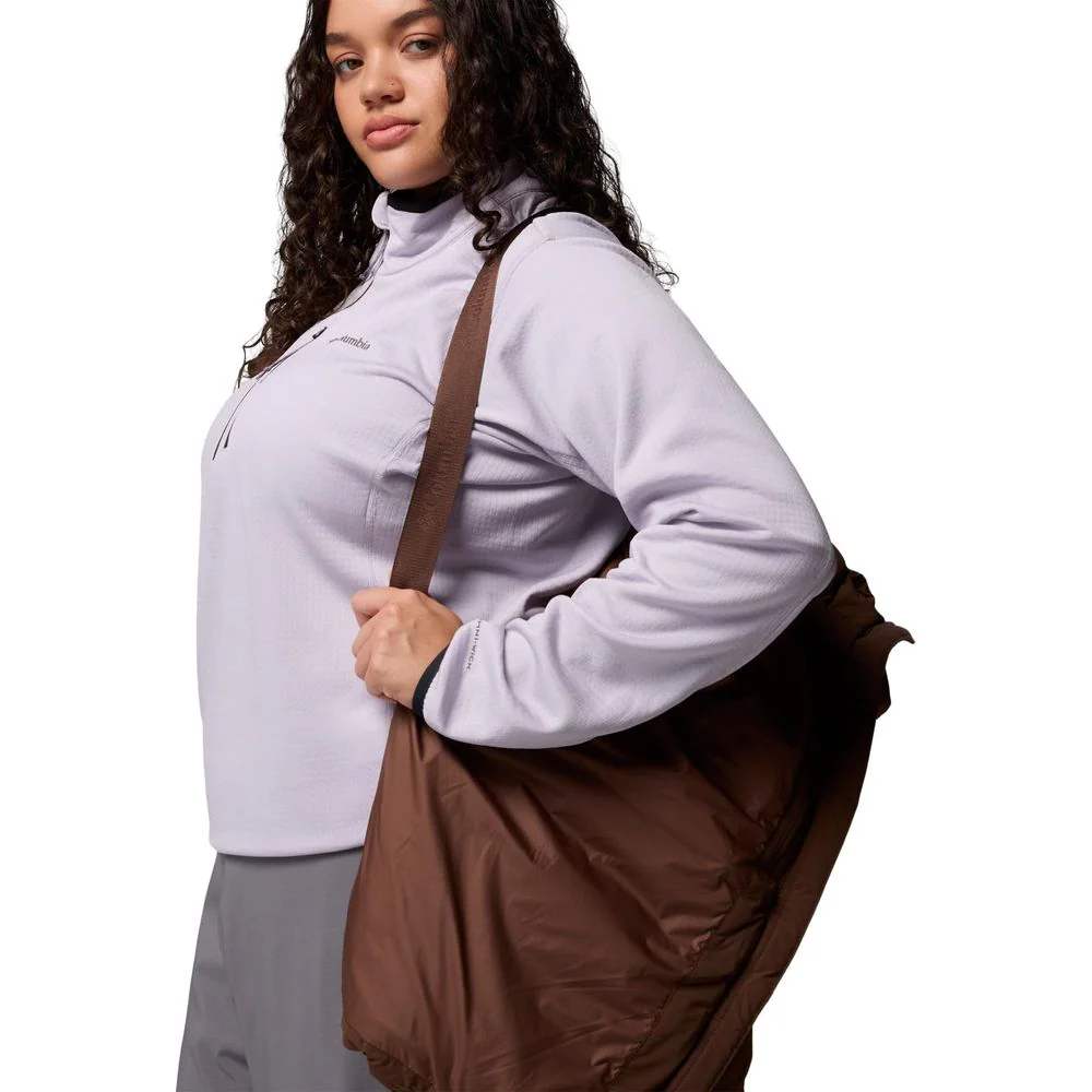 Columbia Amaze Puff Hooded Jacket for Ladies, Size: L, Tobacco - Image 6