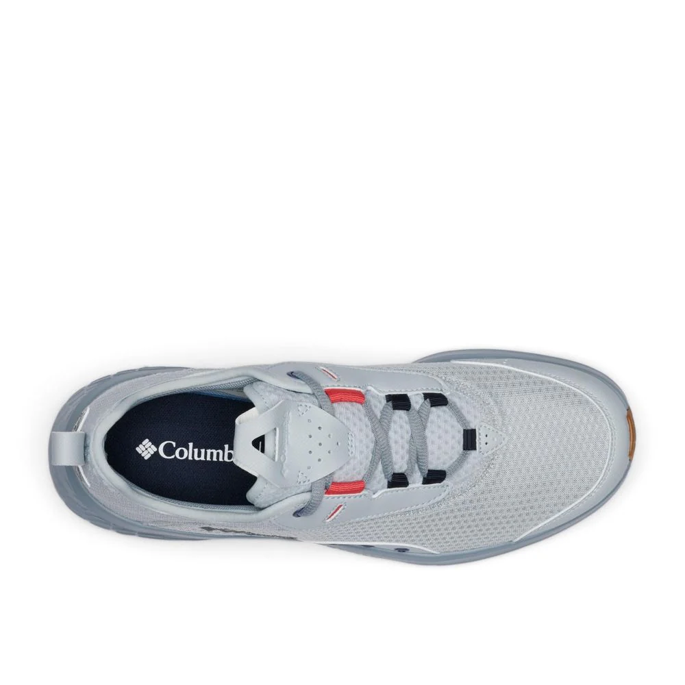 Columbia Castback PFG Water Shoes for Men - Cirrus Grey/Sunset Red - 9W - Rubber Sole - Image 8