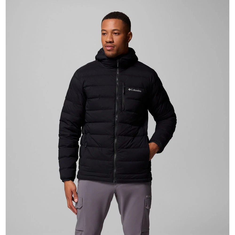Columbia Drift Peak Stretch Down Hooded Jacket - Black - L - Image 2