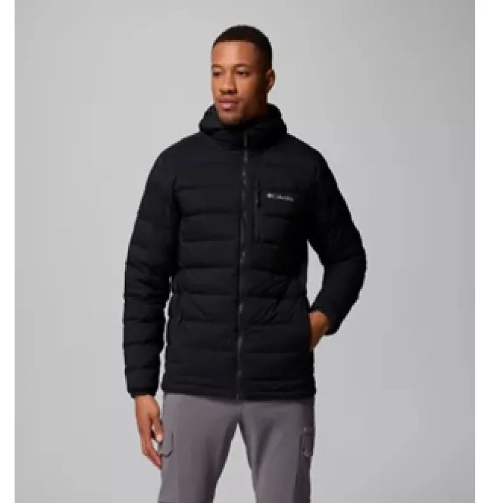 Columbia Drift Peak Stretch Down Hooded Jacket - Black - L - Image 3