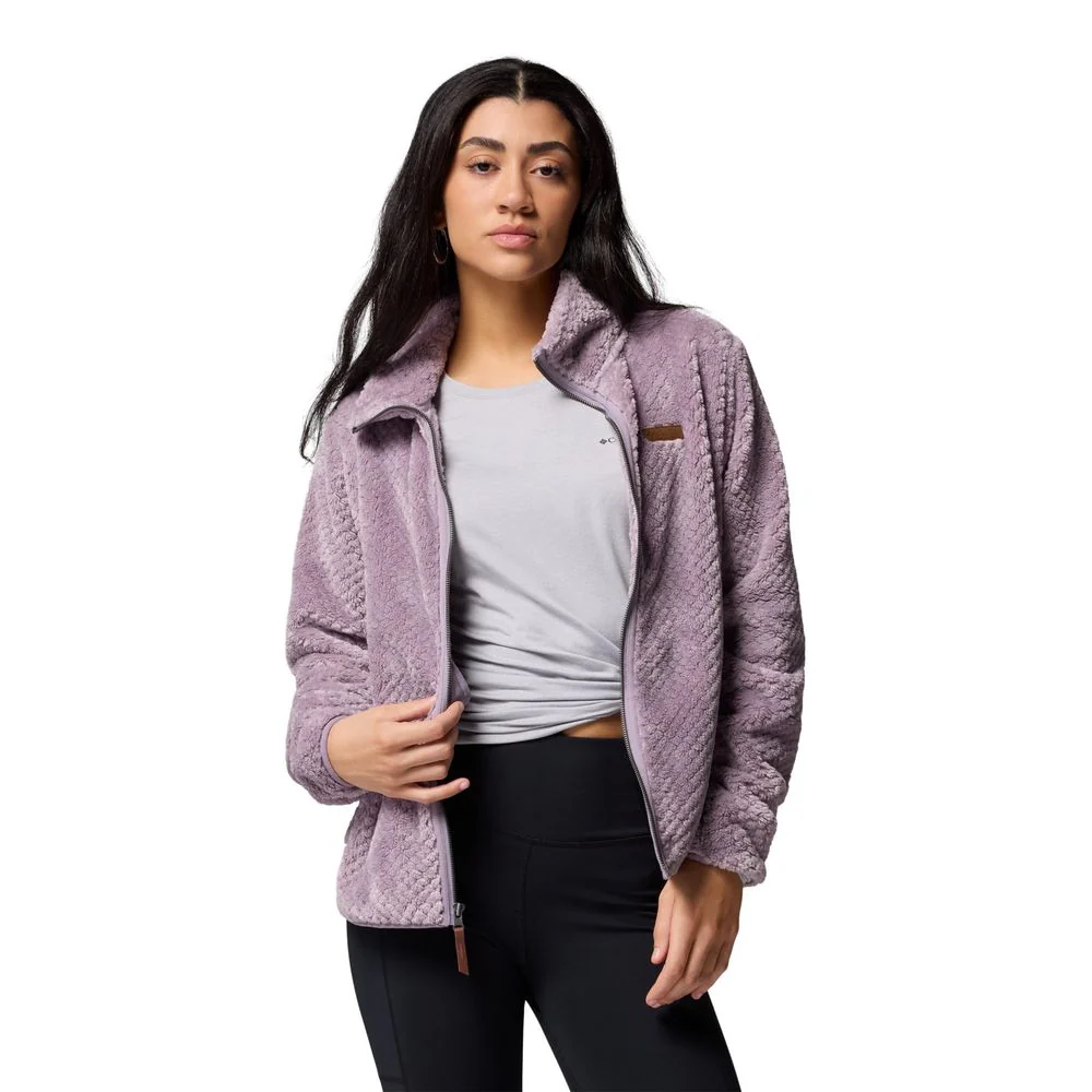 Columbia Fire Side II Sherpa Full-Zip Jacket for Ladies - Shale Purple - L - Image 4