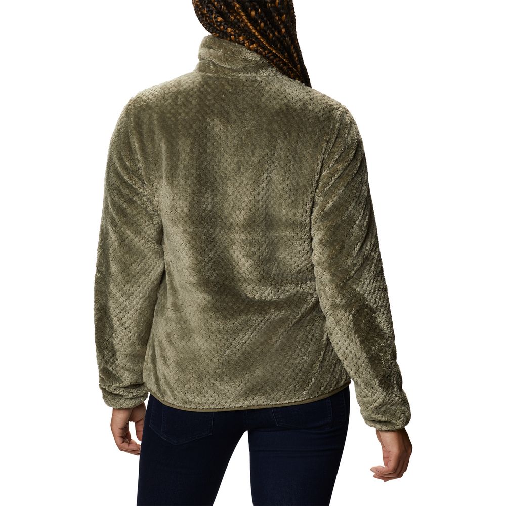 Columbia Fire Side II Sherpa Full-Zip Jacket for Ladies - Stone Green - L - Image 2