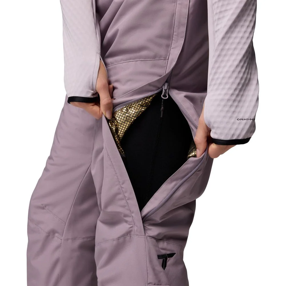 Columbia Highland Summit II Insulated Bibs for Ladies - Shale Purple - S - Regular - Image 4