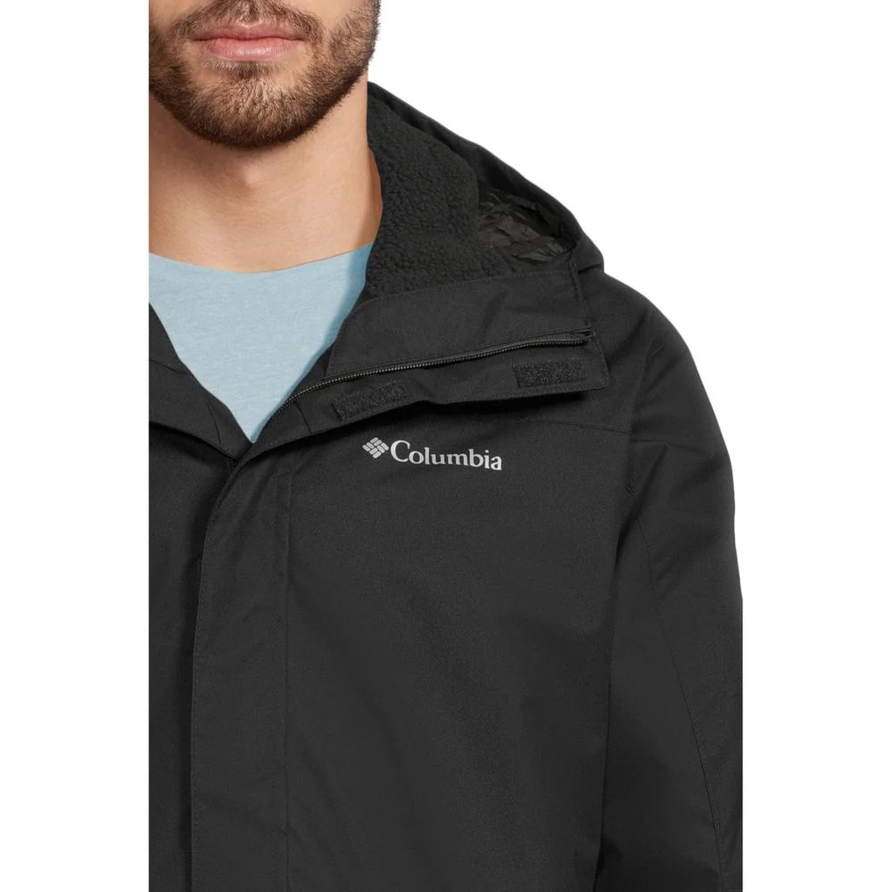 Columbia Hikebound II Interchange Jacket for Men, XL, Black - 100% Polyester - Image 4
