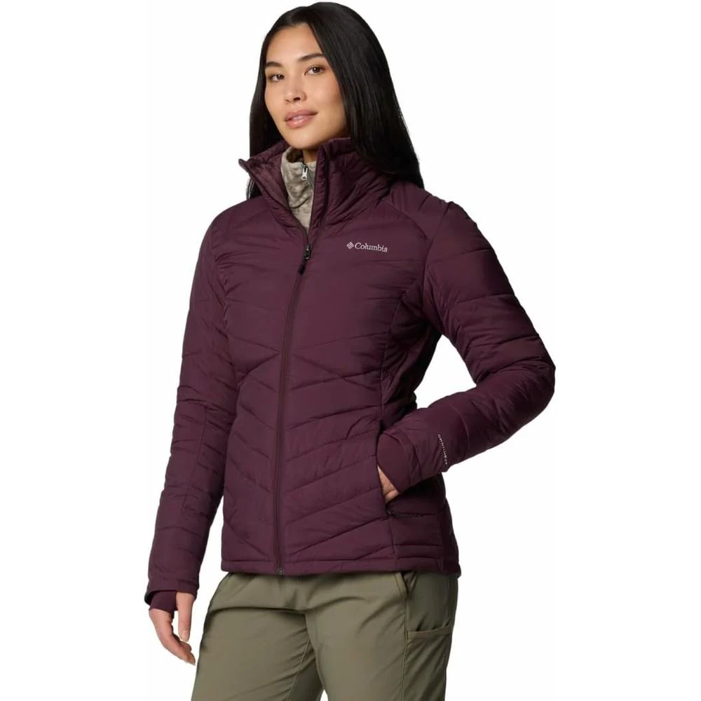 Columbia Joy Peak II Full Zip Jacket, L, Moonvista - 100% Polyester