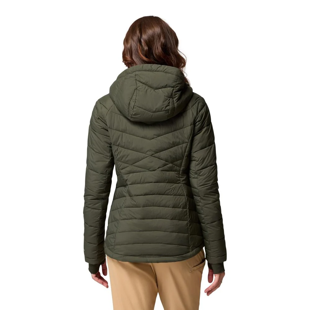 Columbia Joy Peak II Hooded Jacket for Ladies, Greenscape, XL - Image 2