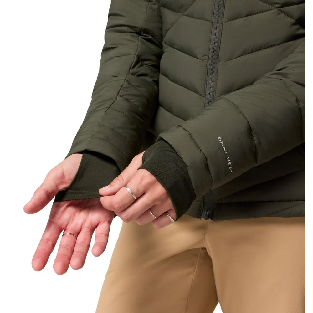 Columbia Joy Peak II Hooded Jacket for Ladies, Greenscape, XL - Image 3