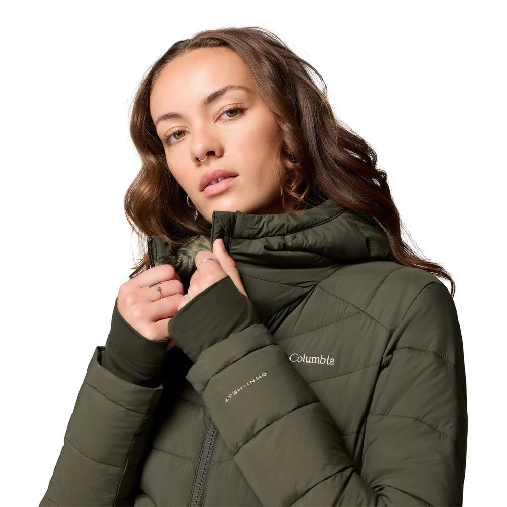 Columbia Joy Peak II Hooded Jacket for Ladies, Greenscape, XL - Image 4