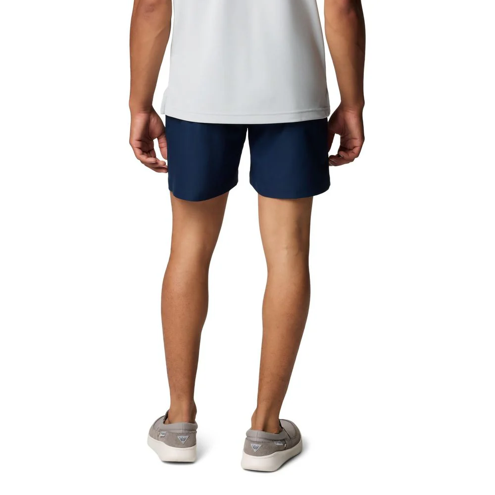 Columbia PFG Rambler Athletic Swim Shorts, UPF 50 Sun Protection, Omni-Shield Fabric, Collegiate Navy, Mid Rise, Pull On, Polyester, 207886 - Image 2