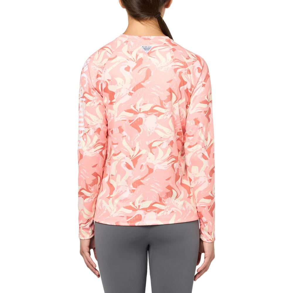 Columbia PFG Super Tidal Tee Long-Sleeve Shirt - Tiki Pink Undertow - M - Image 5