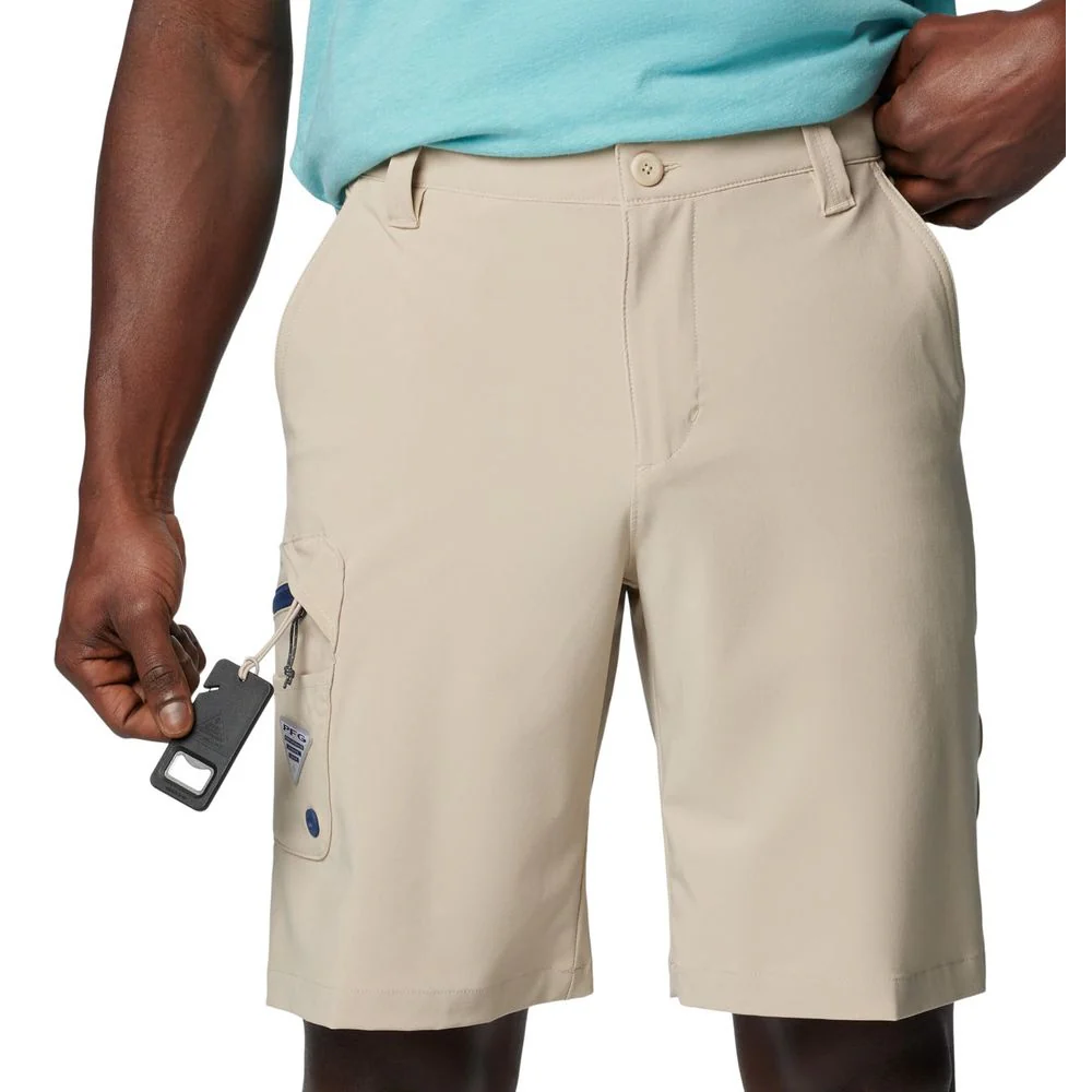 Columbia PFG Terminal Tackle II Athletic Shorts for Men, Omni-SHADE UPF 50 Sun Protection, Omni-SHIELD Repellency, Ancient Fossil & Carbon, 40 in Waist, 10 in Inseam, 209621 - Image 4