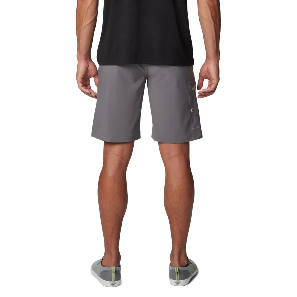 Columbia PFG Terminal Tackle II Athletic Shorts for Men, Omni-Shade UPF 50 Sun Protection, Omni-Shield Repellency, Stretch Fabric, City Grey & Cool Grey, 40 Waist, 209621 - Image 2