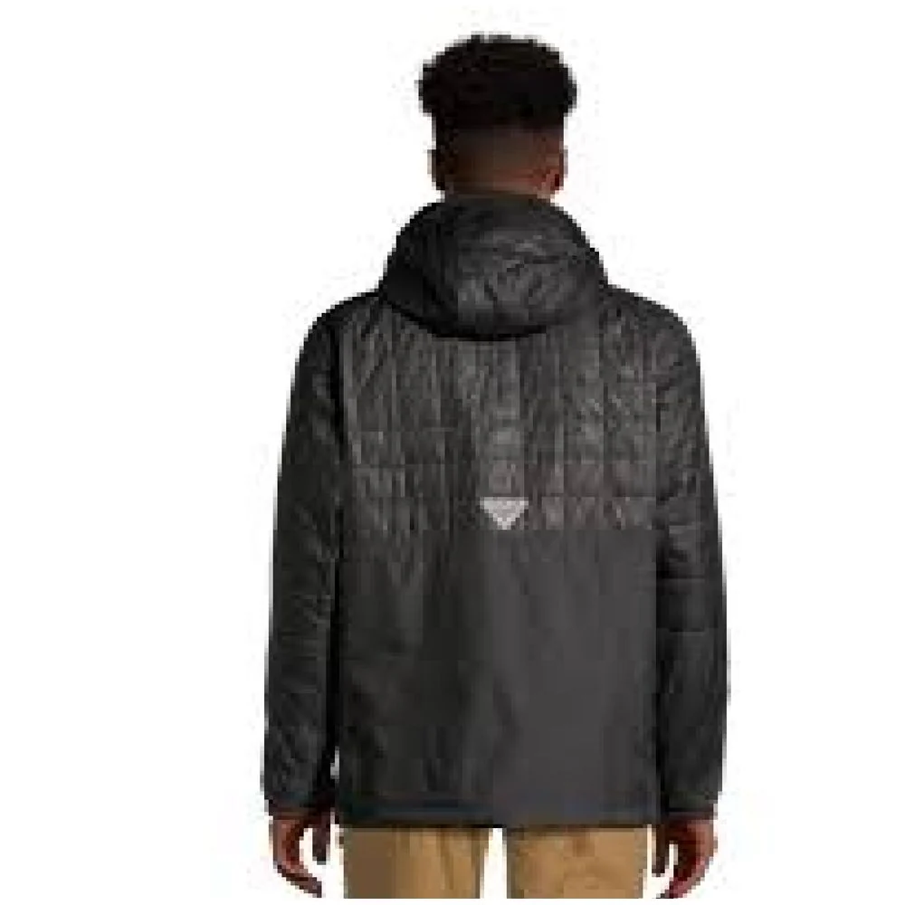 Columbia PFG Uncharted Insulated Anorak Hooded Pullover Jacket for Men, S - Image 2
