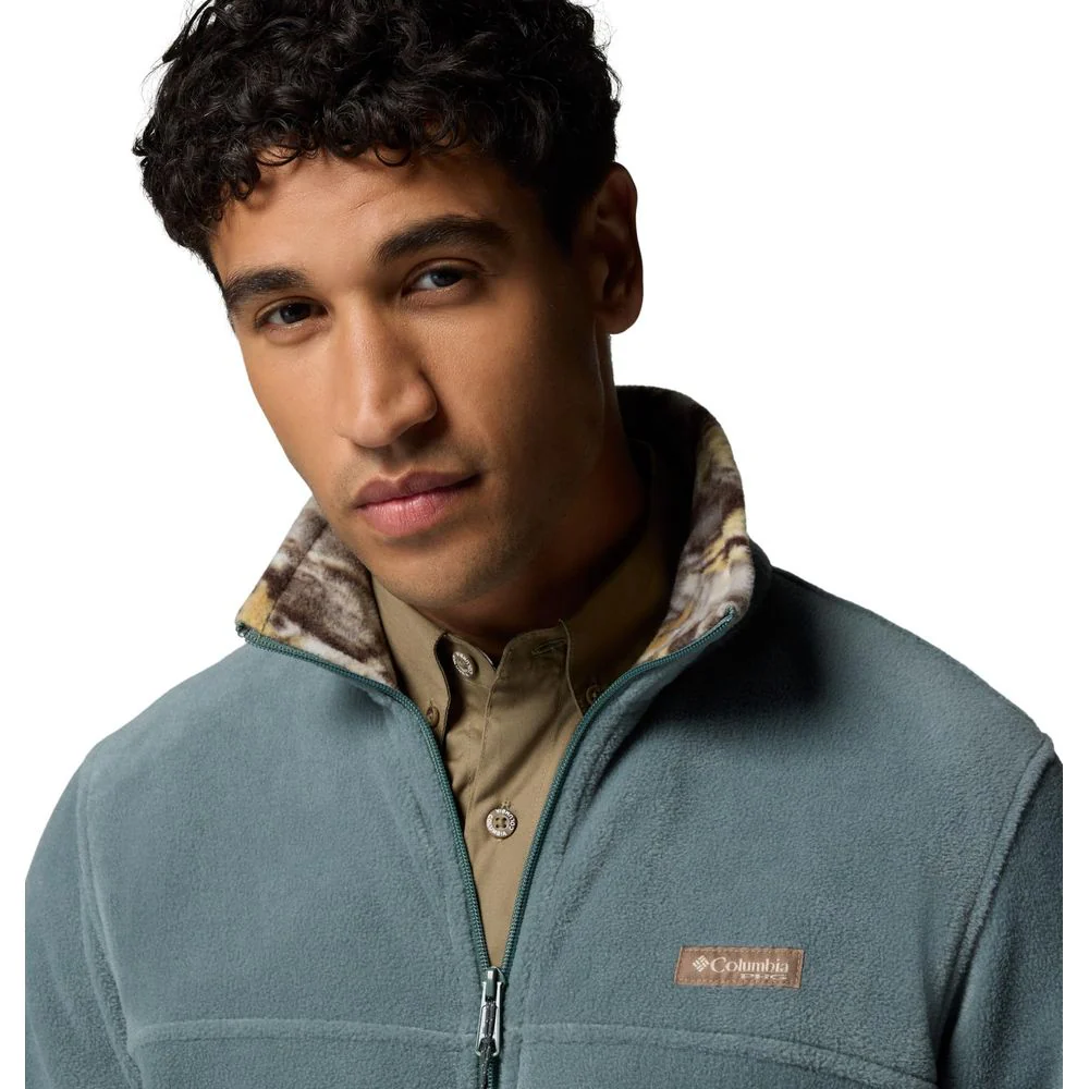 Columbia PHG Camo Fleece Jacket - Flax/Timberwoods Camo - L - Image 3