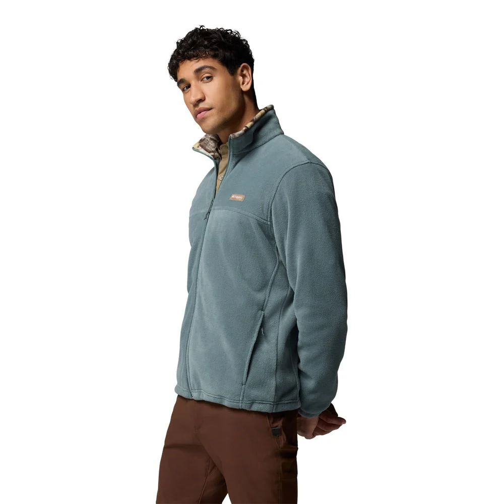 Columbia PHG Camo Fleece Jacket - Flax/Timberwoods Camo - L - Image 4