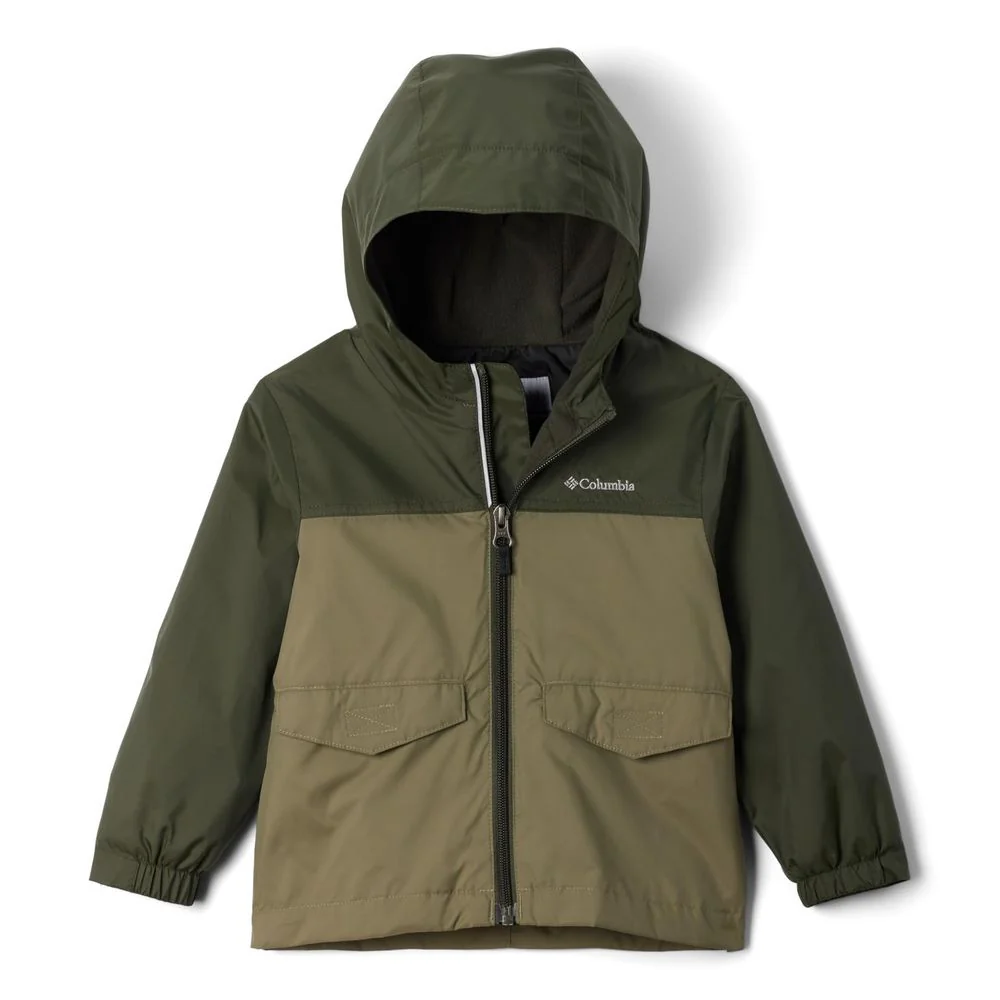 Columbia Rain-Zilla Jacket for Kids - Greenscape/Stone Green - M - Image 4