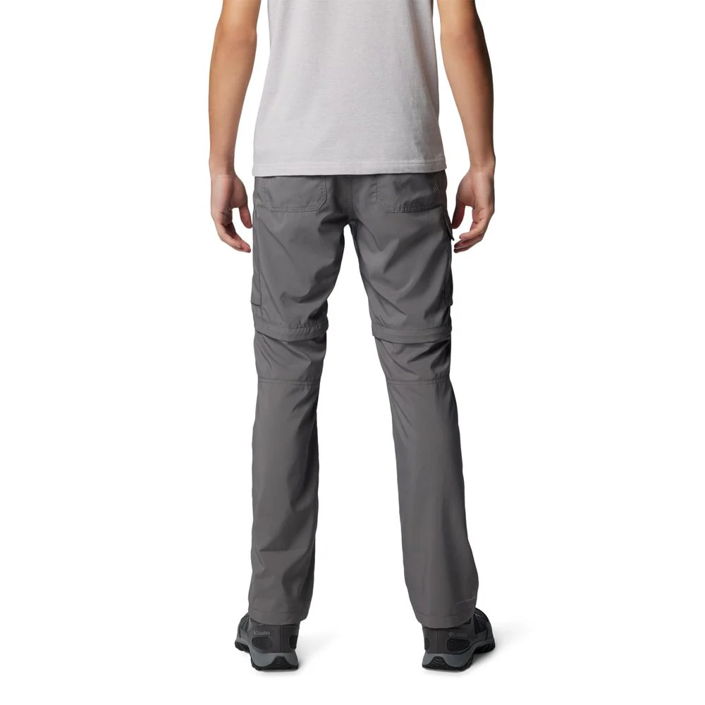 Columbia Silver Ridge Utility Convertible Pants for Men - City Grey, 40x34 - Material: 100% Recycled Polyester - Image 2