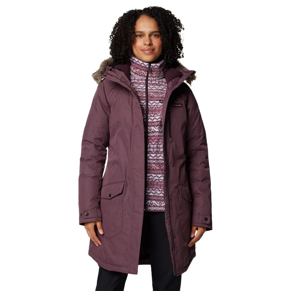 Columbia Suttle Mountain Insulated Long Jacket - Moonvista - S - Image 4