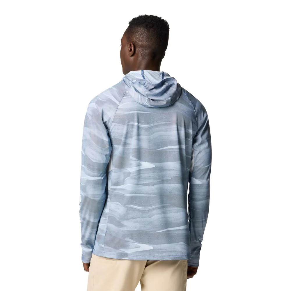Columbia Terminal Deflector Zero II Athletic Hoodie with Omni-Shade Sun Deflector, Omni-Freeze Zero Cooling, Omni-Wick Moisture Management, Collegiate Navy Obsidian, 2XL, 212323 - Image 2