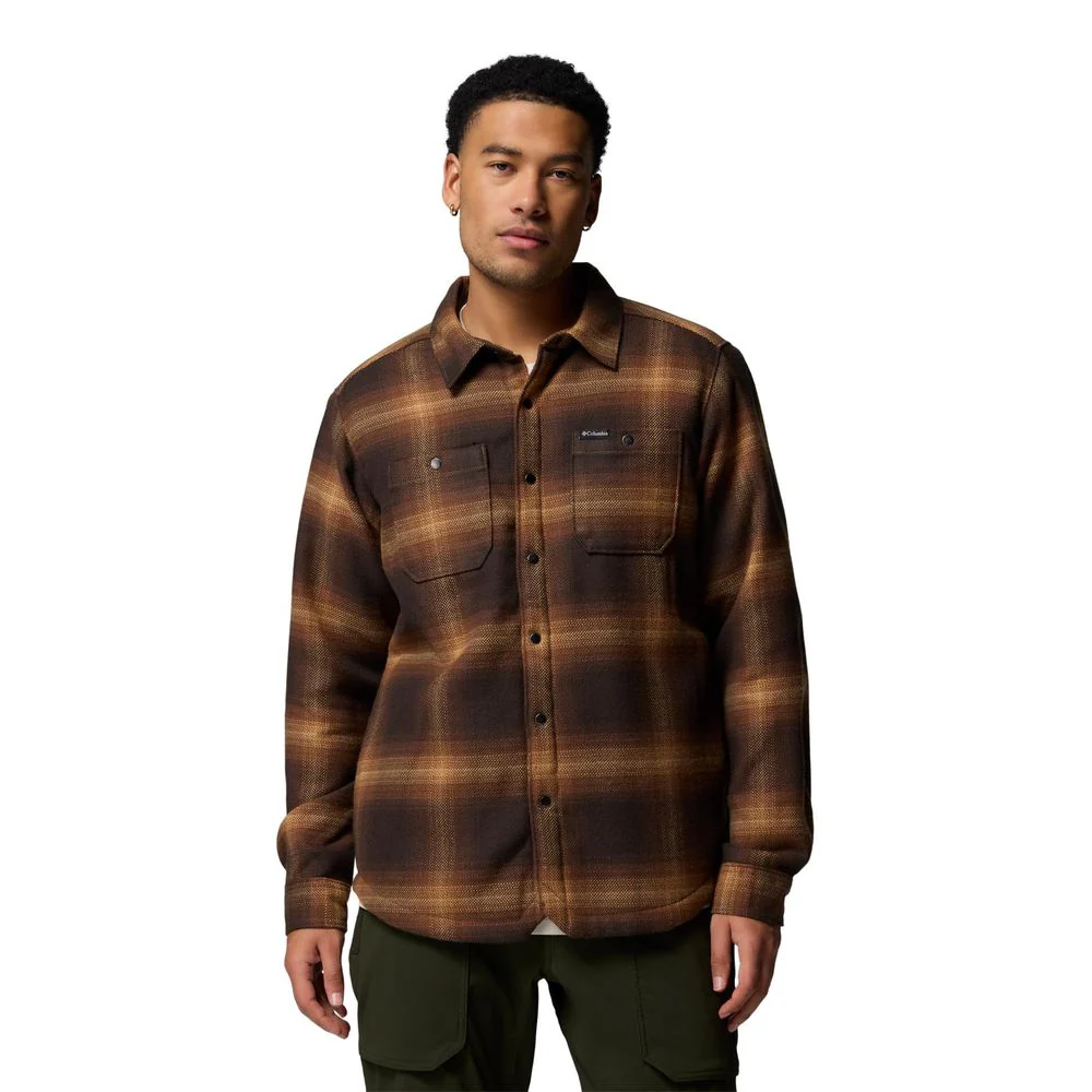 Columbia Windward II Shirt Jacket - Tobacco Blurred Ombre - L