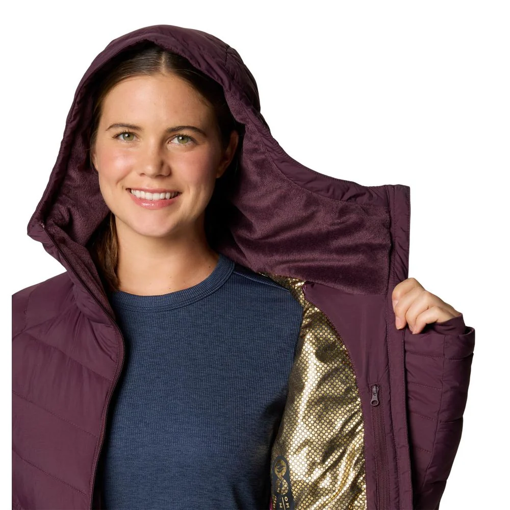 Columbia Women's Joy Peak II Mid Athletic Insulated Jacket with OMNI-HEAT Infinity, THERMARATOR Insulation, OMNI-SHIELD Fabric, Moonvista, 2X Plus 208864 - Image 6