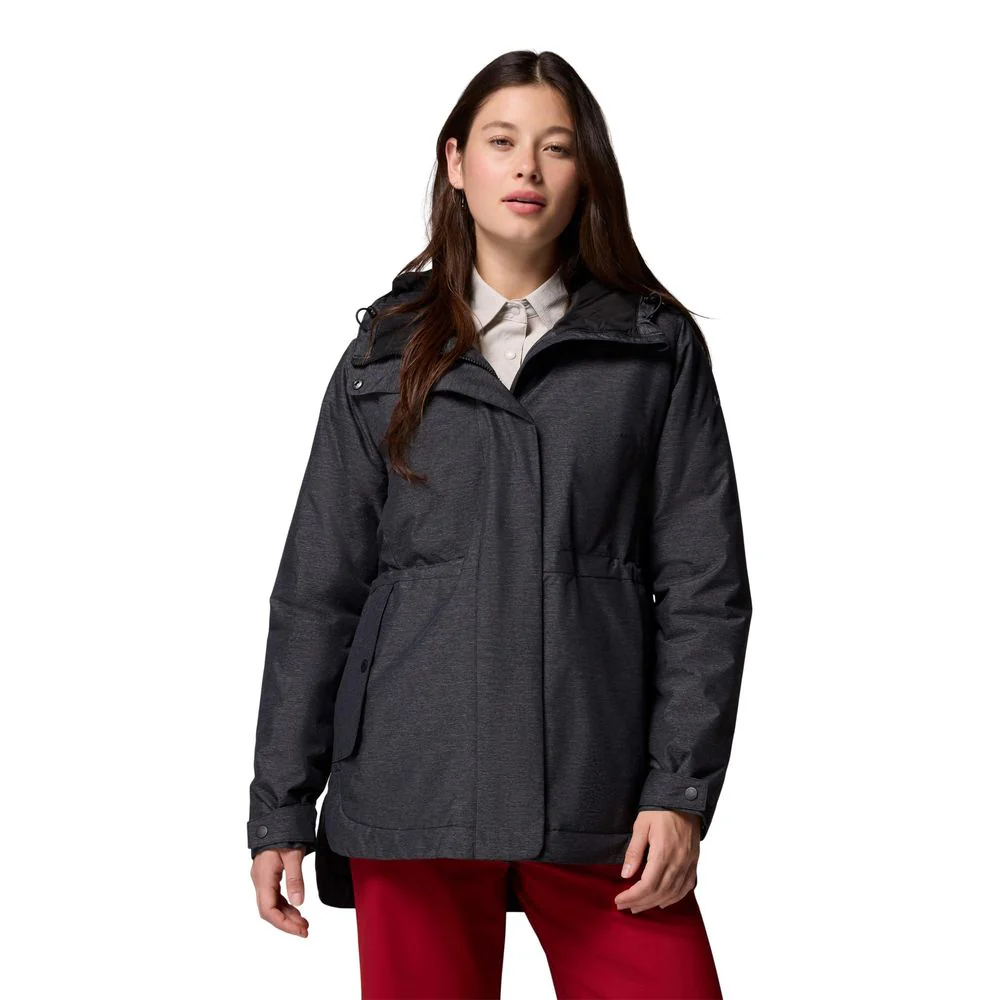 Columbia Women's Lillian Ridge Insulated Athletic Shell Jacket, Omni-Shield Moisture Repellent, Black, XXL, 213382