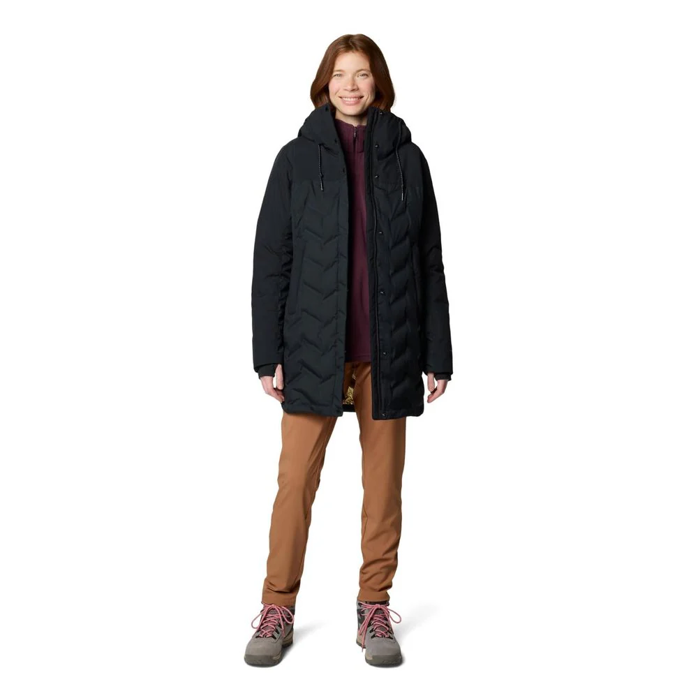 Columbia Women's Mountain Croo III Mid Down Jacket, 650-Fill Power Insulation, Omni-Tech Waterproof Breathable Fabric, Black, Small, 2085051010S - Image 3