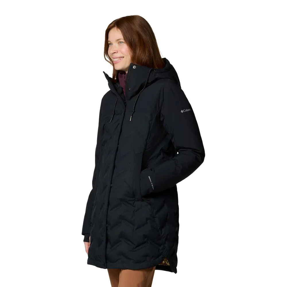 Columbia Women's Mountain Croo III Mid Down Jacket, 650-Fill Power Insulation, Omni-Tech Waterproof Breathable Fabric, Black, Small, 2085051010S - Image 4